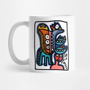 Cool Graffiti Monsters With Friends Mug